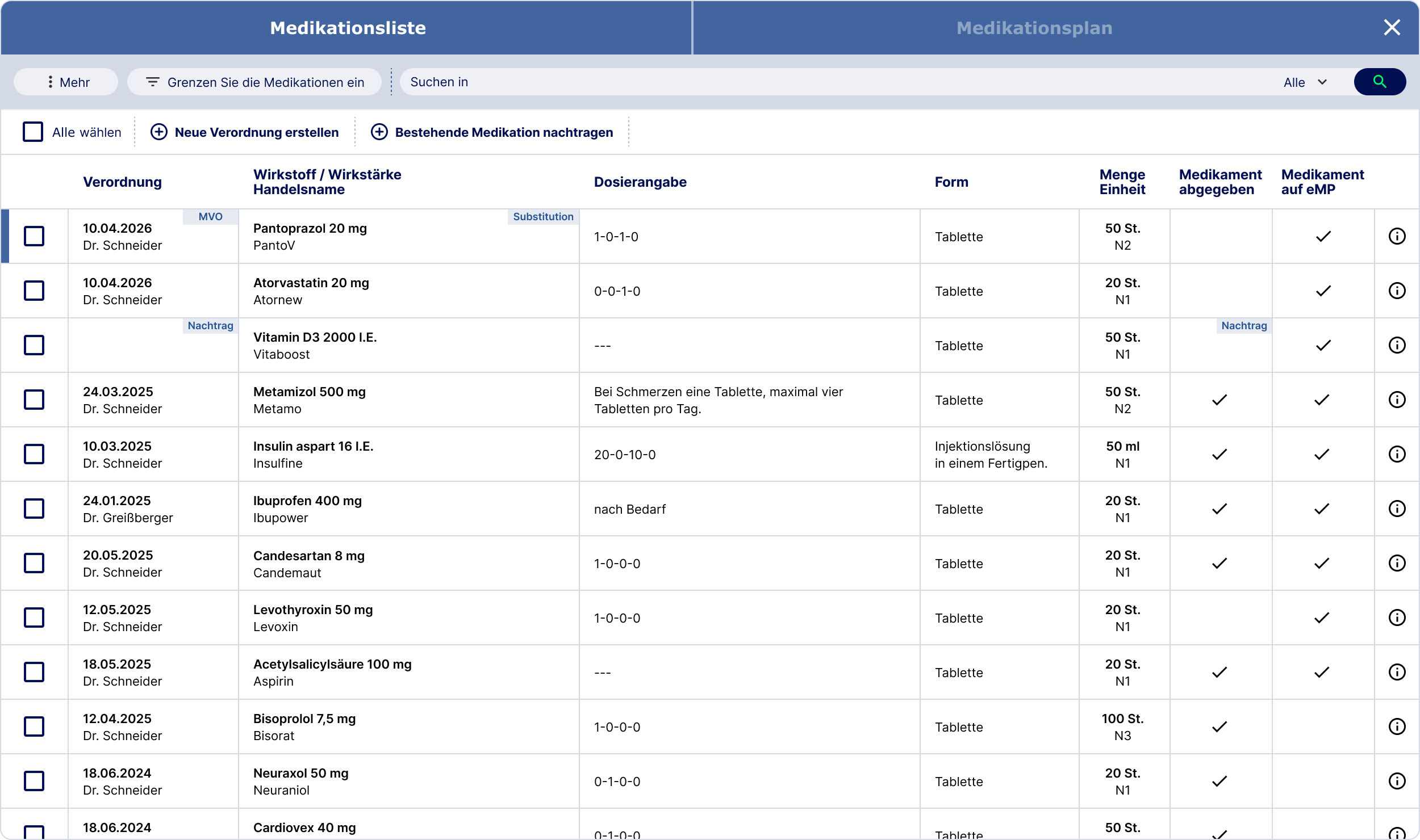PS-Beispiel-Medikationsliste
